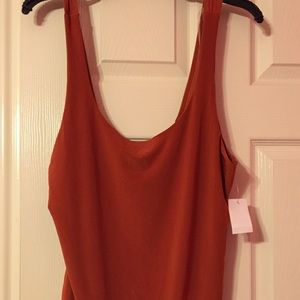 NWT Scoop neck Bodysuit